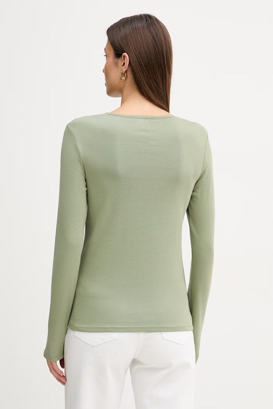 Odzież United Colors of Benetton longsleeve bawełniany 3GA8D10CF zielony