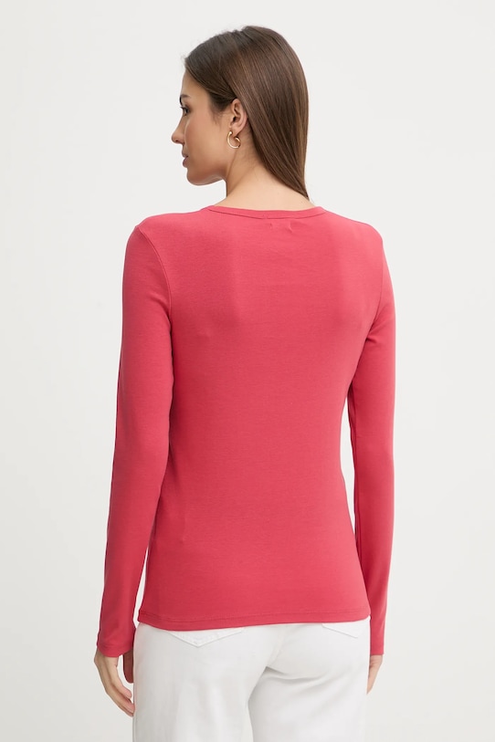 Odzież United Colors of Benetton longsleeve bawełniany 3GA8E16G0 czerwony