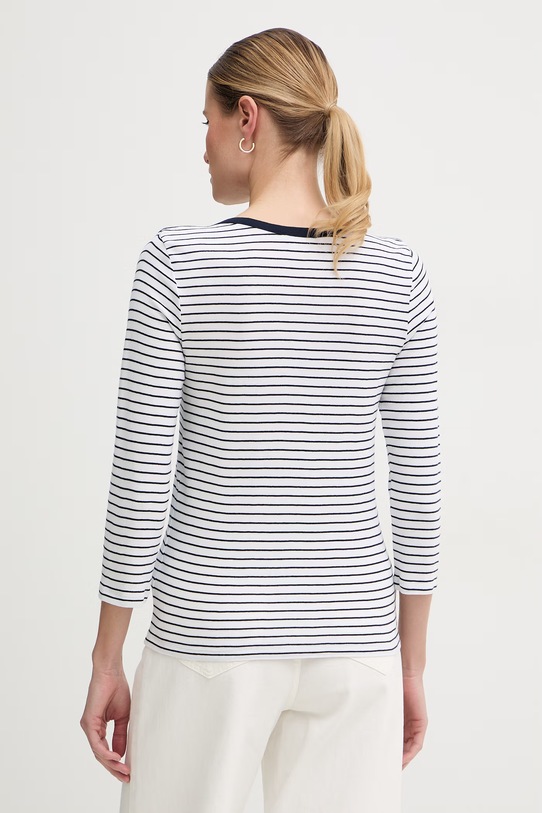 Odjeća United Colors of Benetton majica dugih rukava ženska pamučna 339PD10C4 bijela