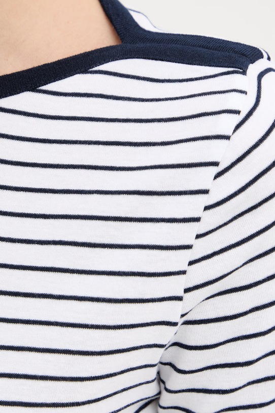 United Colors of Benetton majica dugih rukava ženska pamučna 339PD10C4 bijela