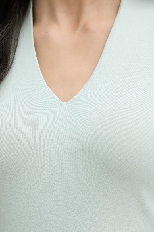 United Colors of Benetton t-shirt damski bawełniany 3GA8D400U zielony