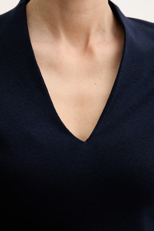 United Colors of Benetton t-shirt damski bawełniany 3GA8D400U granatowy