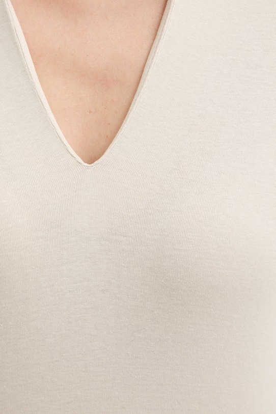 United Colors of Benetton tričko ženské bavlněné 3GA8D400U béžová