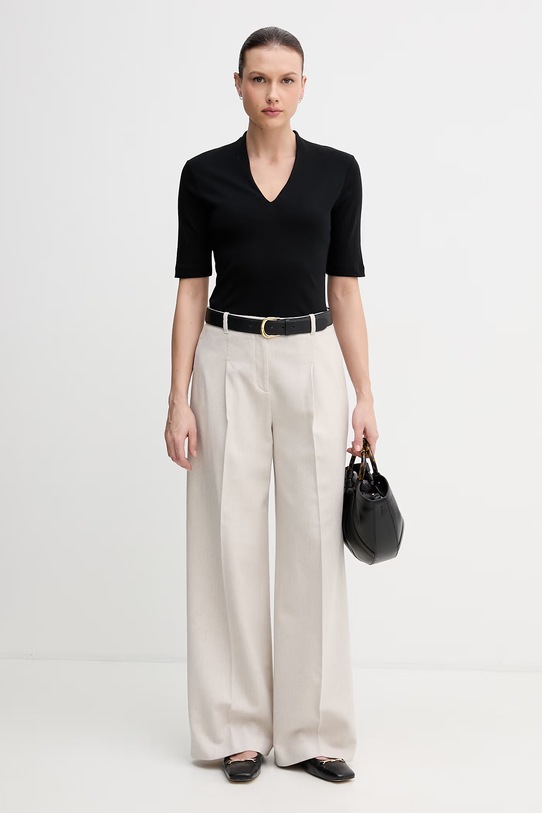 United Colors of Benetton tričko ženské bavlněné 3GA8D400U černá SS26