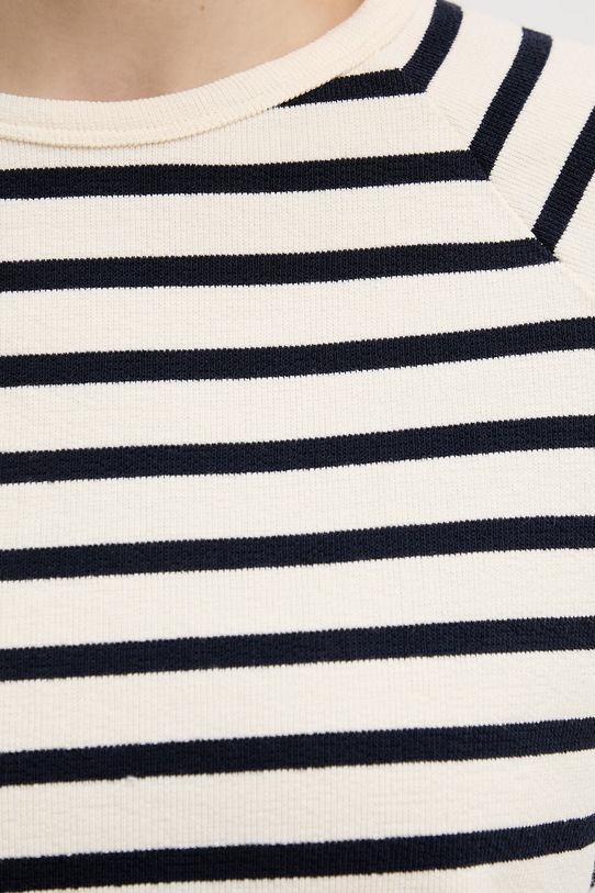 United Colors of Benetton longsleeve damski bawełniany 3PNUD10C5 beżowy