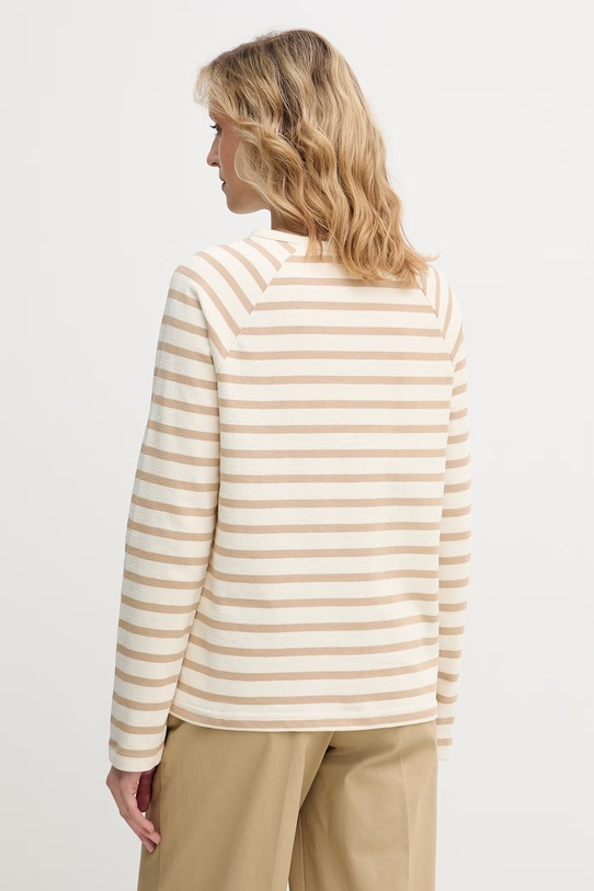 Odzież United Colors of Benetton longsleeve damski bawełniany 3PNUD10C5 beżowy