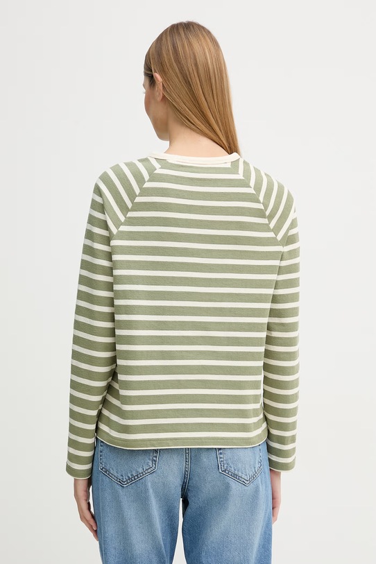 Oblečenie United Colors of Benetton Tričko s dlhým rukávom dámske bavlnené 3PNUD10C5 zelená