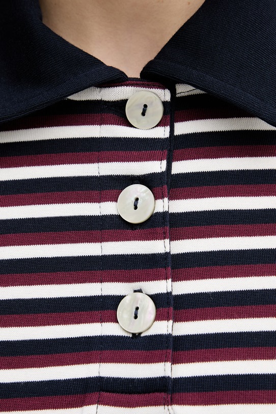 United Colors of Benetton longsleeve damski bawełniany 3UJZD3019 bordowy