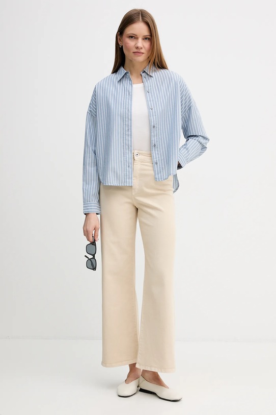 Marc O'Polo longsleeve bawełniany 5000008119 biały SS26