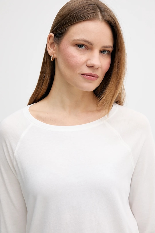 Marc O'Polo longsleeve bawełniany biały 5000008119