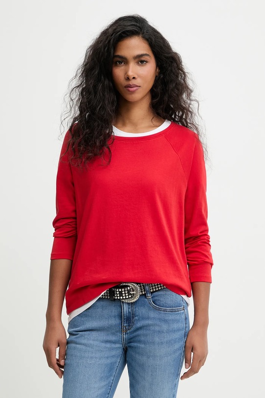 Marc O'Polo longsleeve bawełniany bawełna czerwony 5000008119