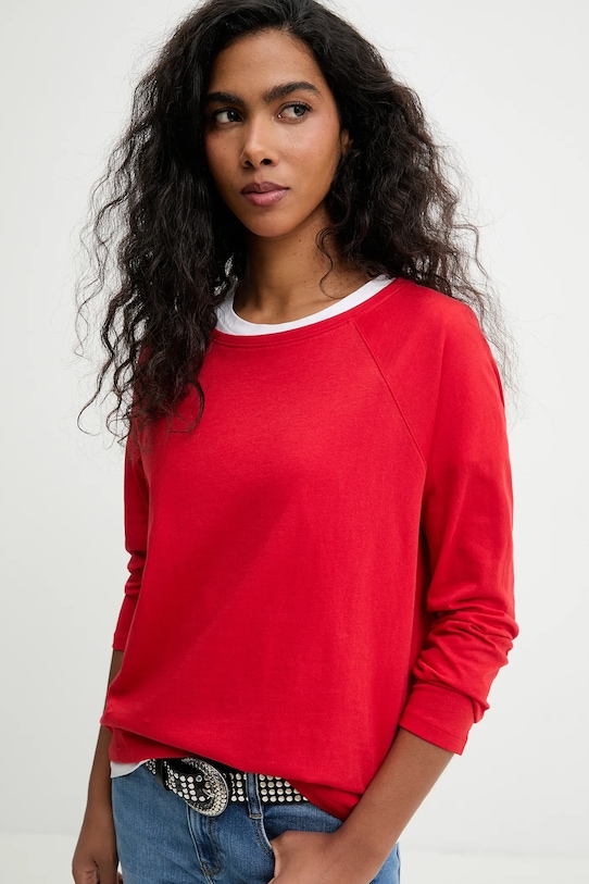 Marc O'Polo longsleeve bawełniany czerwony 5000008119