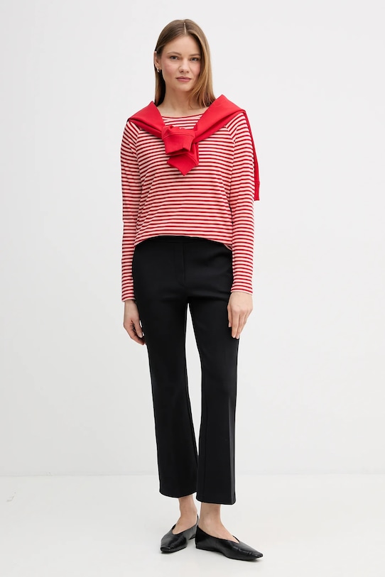 Marc O'Polo longsleeve bawełniany 5000008121 czerwony SS26