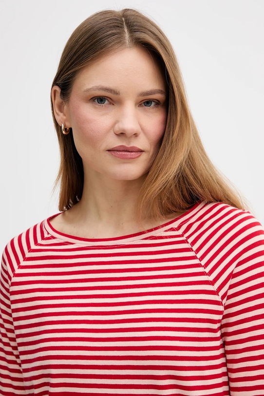 Marc O'Polo longsleeve bawełniany czerwony 5000008121