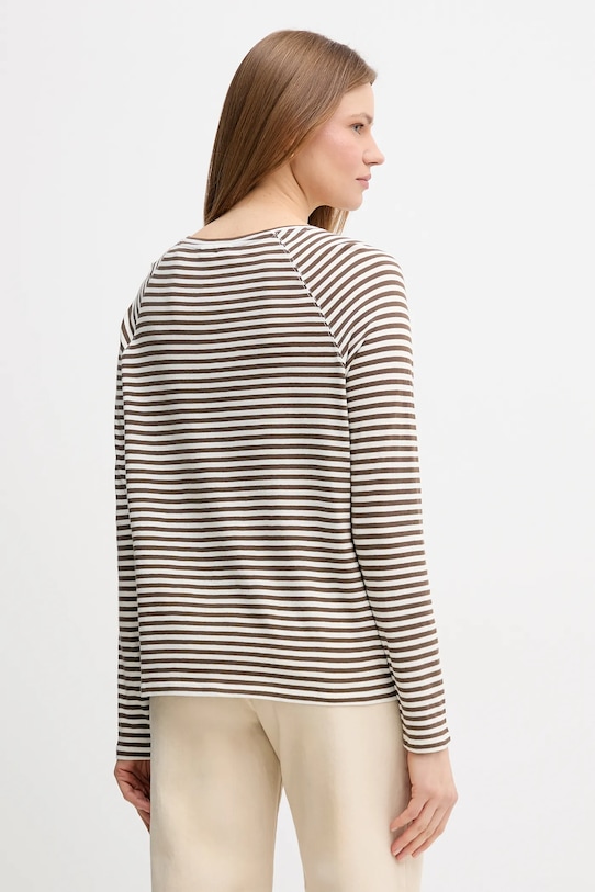 Odzież Marc O'Polo longsleeve bawełniany 5000008121 brązowy