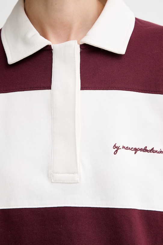 Marc O'Polo longsleeve pentru femei, din bumbac 5000008236 burgundia