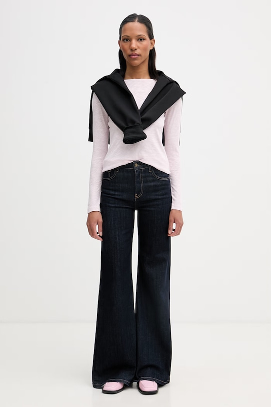 Marc O'Polo longsleeve damski bawełniany 5000013285 różowy SS26