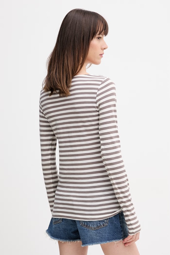 Odzież Marc O'Polo longsleeve bawełniany 5000013294 brązowy