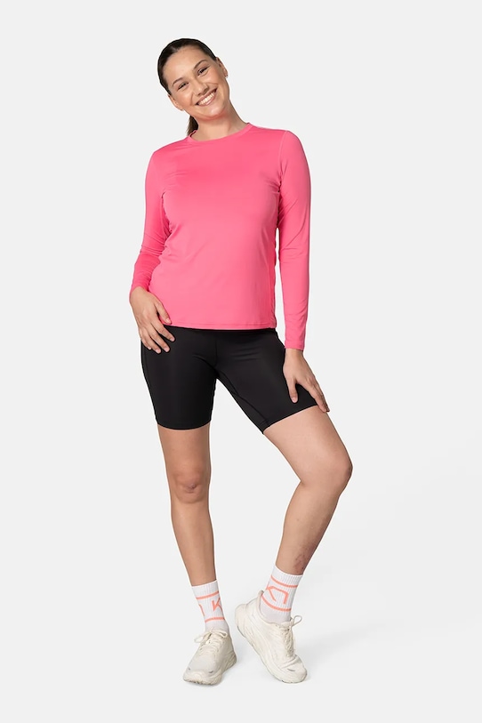 Odzież Kari Traa longsleeve treningowy Ava 623943 różowy