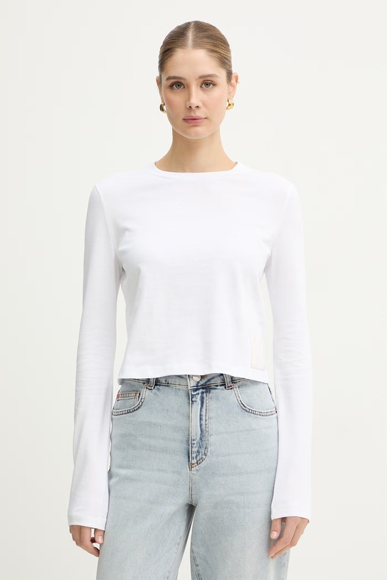 MAX&Co. longsleeve bawełniany MCOELLENI bawełna biały 2616971021200