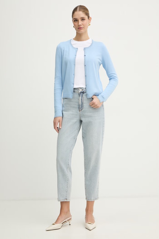 MAX&Co. longsleeve bawełniany MCOELLENI 2616971021200 biały SS26