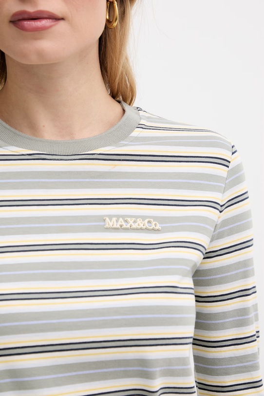 Max&Co. longsleeve damski bawełniany MCOMEDUSA 2616971013200 szary