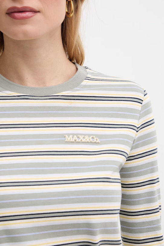 Max&Co. longsleeve damski bawełniany MCOMEDUSA 2616971013200 szary