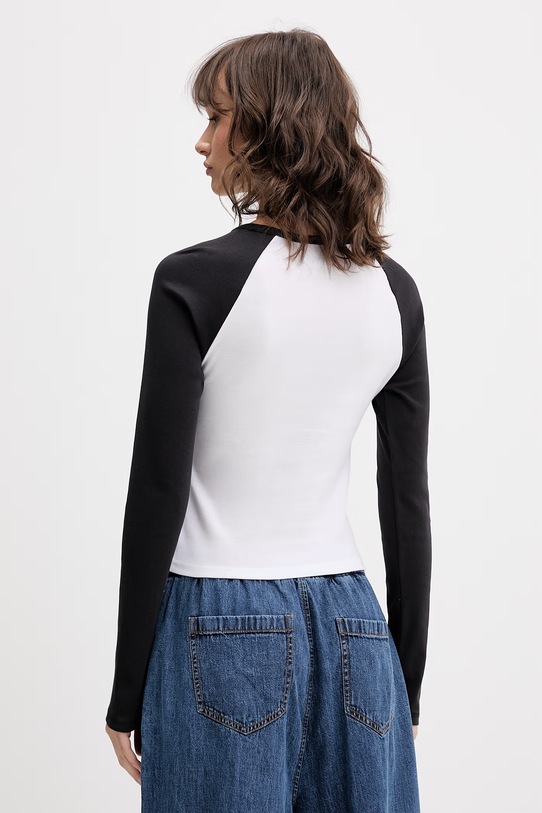 Odzież Vans longsleeve damski bawełniany VN000XDTBLK1 czarny