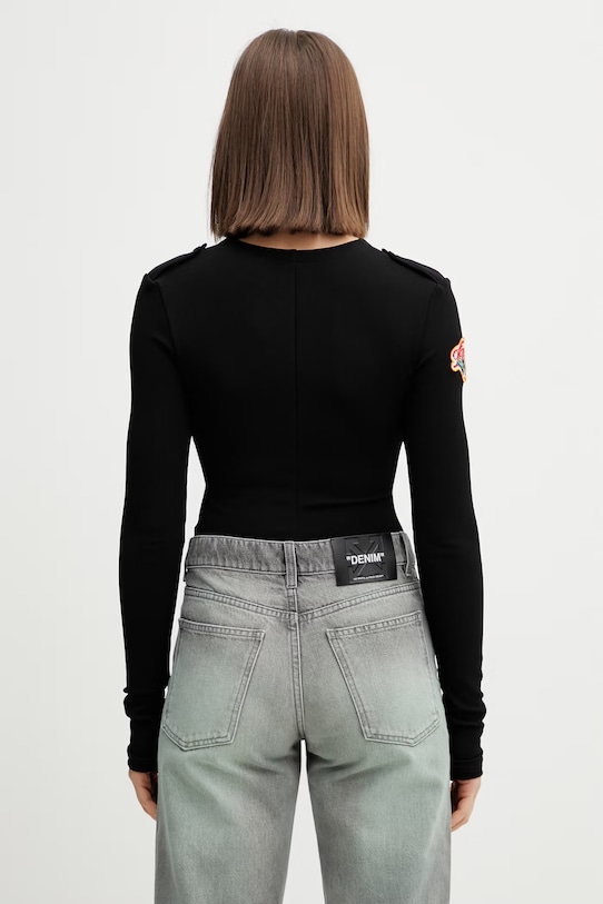 Odzież Off-White body damskie z wiskozy Heavy 2DD04LS26JER001 czarny