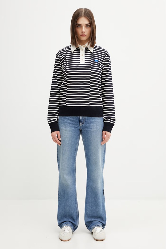 Wales Bonner longsleeve damski bawełniany Reflect WS26JE18.JE02.591