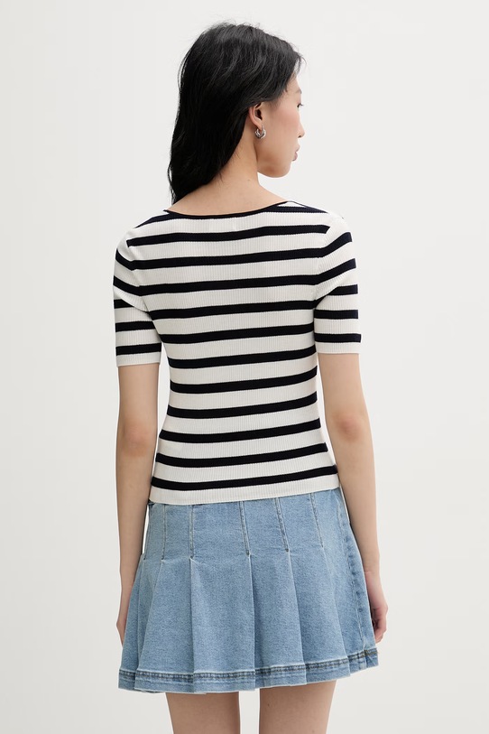 Odzież From Future T-shirt swetrowy damski wełniany WTO03747 granatowy