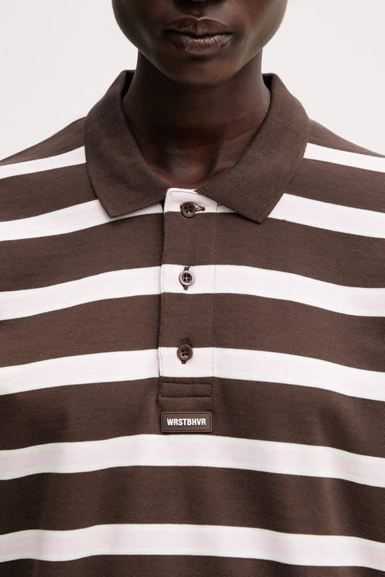 Îmbrăcăminte WRSTBHVR Longsleeve pentru femei din bumbac Seth W6026TT.3491 maro