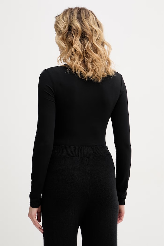 Chantelle body dámské s bavlnou Romance C10YT0 černá SS26