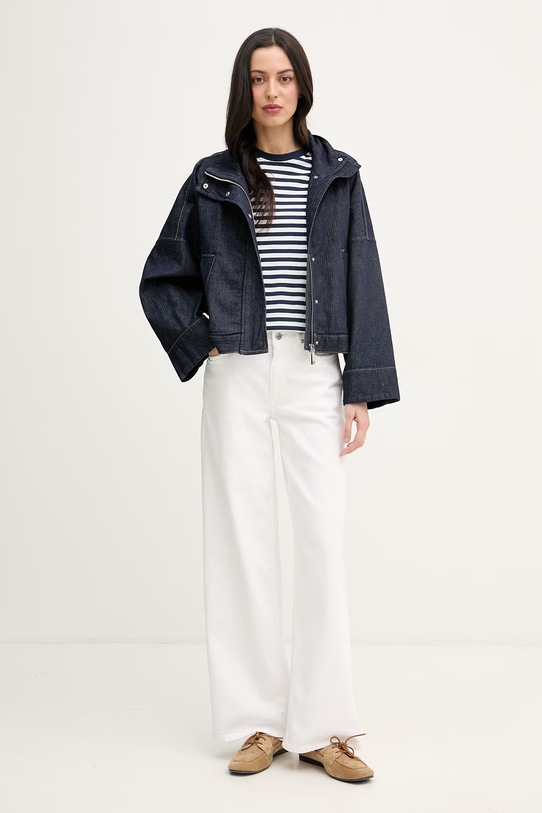 U.S. Polo Assn. longsleeve damskie bawełniane WUP1947 granatowy SS26