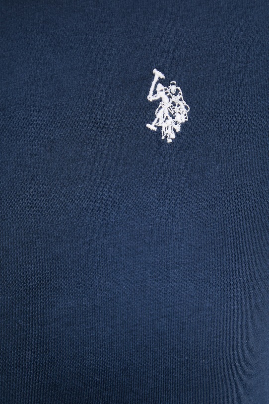 U.S. Polo Assn. лонгслив женский хлопковый WUP0785 тёмно-синий