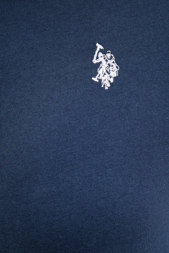 U.S. Polo Assn. Maglietta a maniche lunghe da donna in cotone WUP0785 blu navy