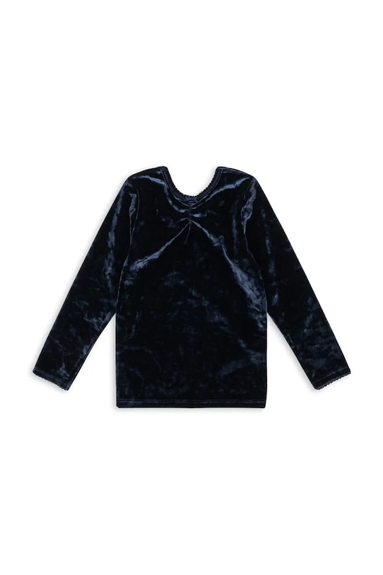 Detské tričko s dlhým rukávom Konges Sløjd CARLITO BLOUSE GRS KS104244.PreSpring tmavomodrá SS26