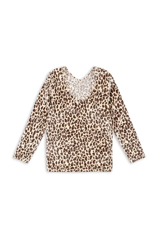 Dziewczynka Konges Sløjd longsleeve dziecięcy CARLITO BLOUSE GRS KS104244.PreSpring multicolor
