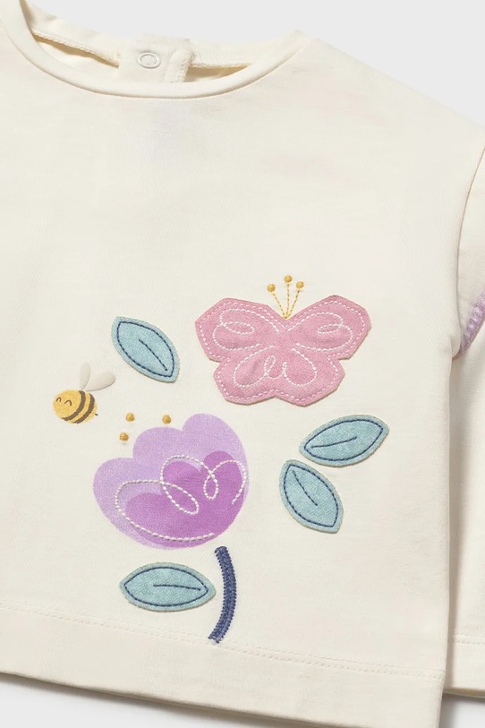 Дівчинка Дитячий лонгслів Mayoral 1088.4G.Baby.PPY2 білий