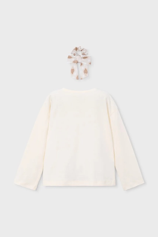 Παιδικό βαμβακερό μακρυμάνικο Mayoral 3020.6H.Mini.PPY2 μπεζ SS26