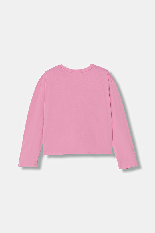 Guess longsleeve dziecięcy J6RI01.K6YW4.PPY2 różowy SS26