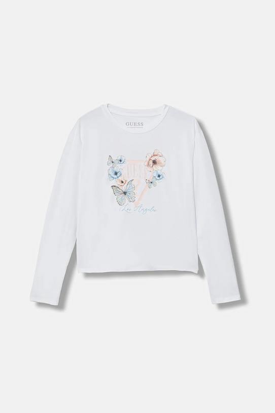 Guess longsleeve dziecięcy z elastanem biały J6RI33.K6YW4.PPY2
