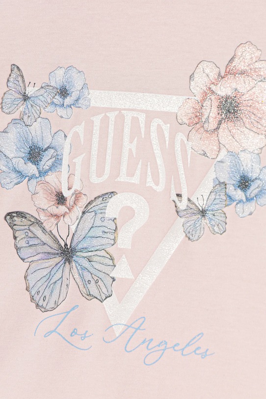 Dziewczynka Guess longsleeve dziecięcy J6RI33.K6YW4.PPY2 różowy