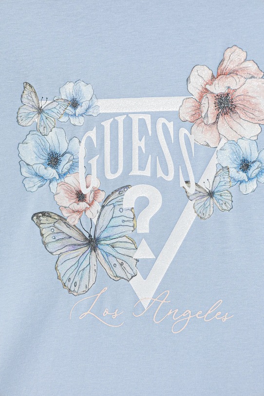 Dziewczynka Guess longsleeve dziecięcy J6RI33.K6YW4.PPY2 niebieski