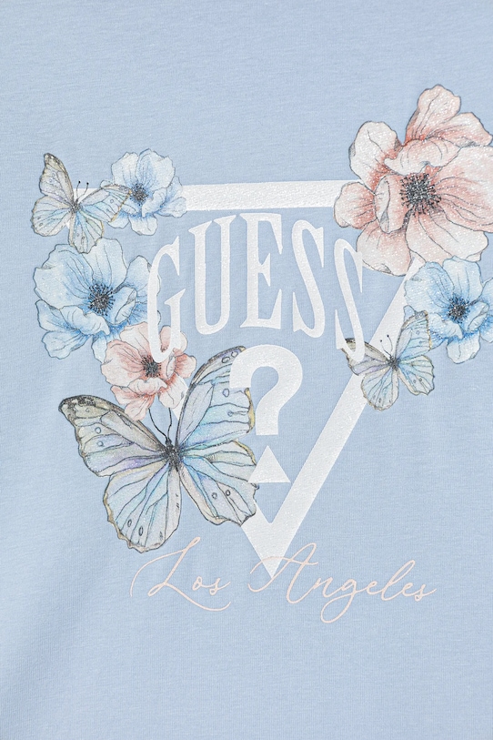 Dziewczynka Guess longsleeve dziecięcy J6RI33.K6YW4.PPY2 niebieski