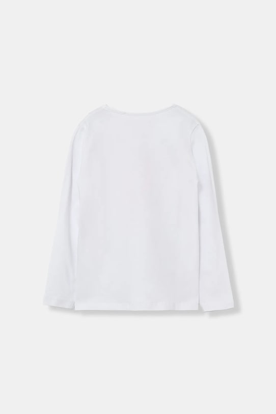 Guess longsleeve dziecięcy K6RI01.K6YW4.PPY2 biały SS26