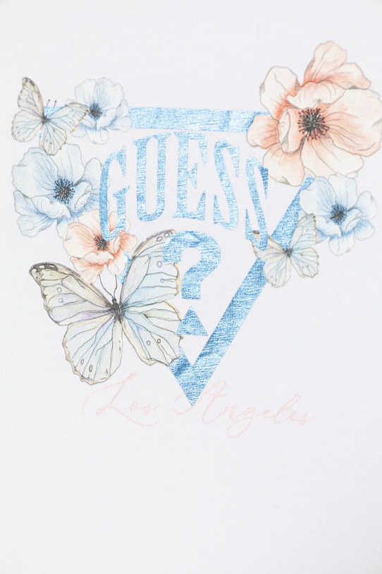 Dziewczynka Guess longsleeve K6RI22.K6YW4.PPY2 biały