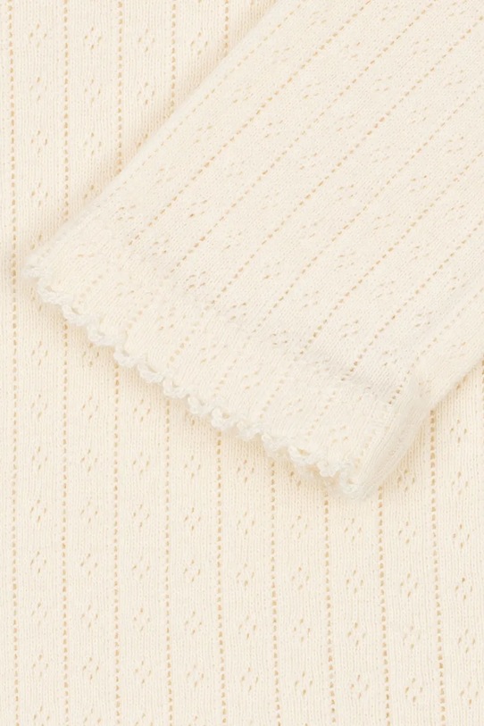 Konges Sløjd longsleeve bawełniany dziecięcy MINNIE BLOUSE GOTS biały KS105001.PPY2