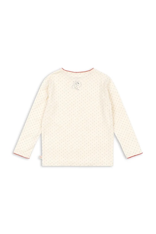 Konges Sløjd longsleeve dziecięcy MIMMI MODAL BLOUSE KS104991.PPY2 beżowy SS26
