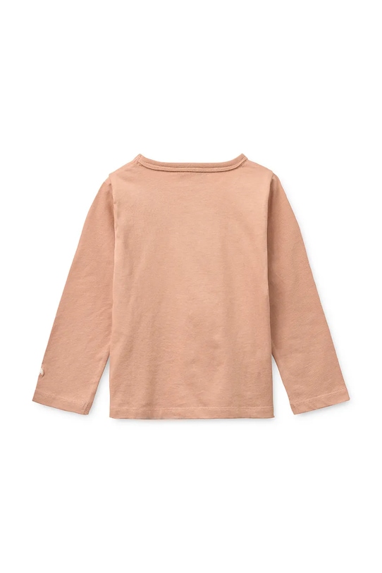 Κοριτσίστικα Παιδικό βαμβακερό μακρυμάνικο Liewood Apia Placement Longsleeve T-shirt LW20675.G.PPY2 ροζ